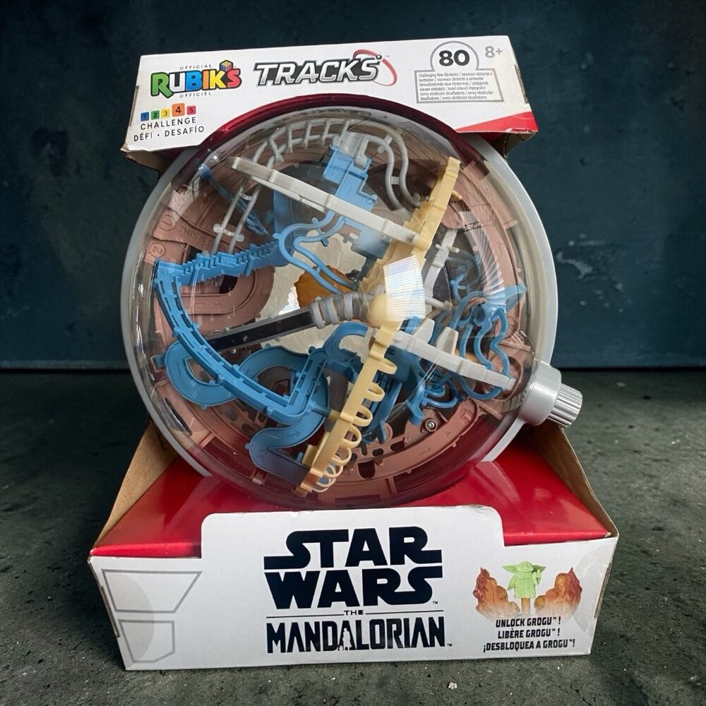 Rubik’s Cube, Rubik’s Tracks Star Wars, Mandalorian - Themed 3D Gravity Maze
